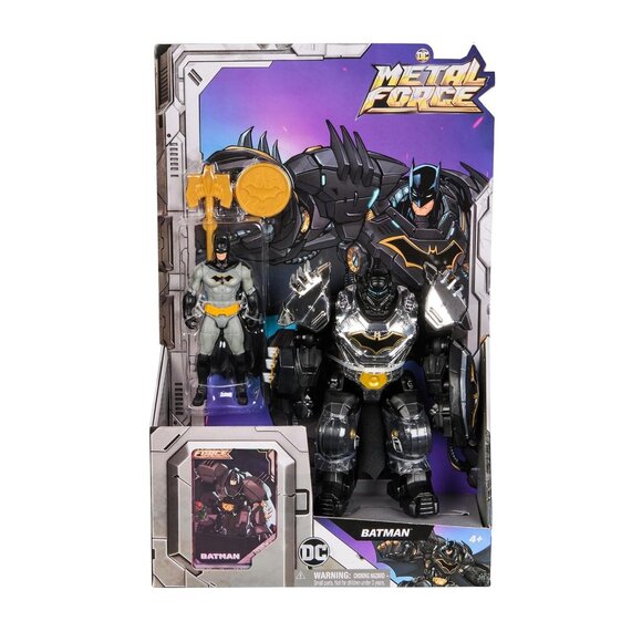 NEW DC Comics Metal Force Batman Action Figure 6" Toy Armor Suit Superhero Inclu - Picture 10 of 16